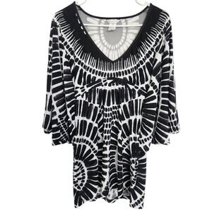 Trina Turk Swimsuit Cover-up Dress S Beach Vacation Resortwear Coastal Summer